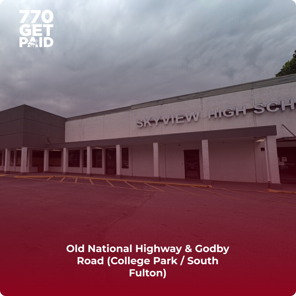 Old National Highway near Godby Road in College Park, south Fulton County, Georgia